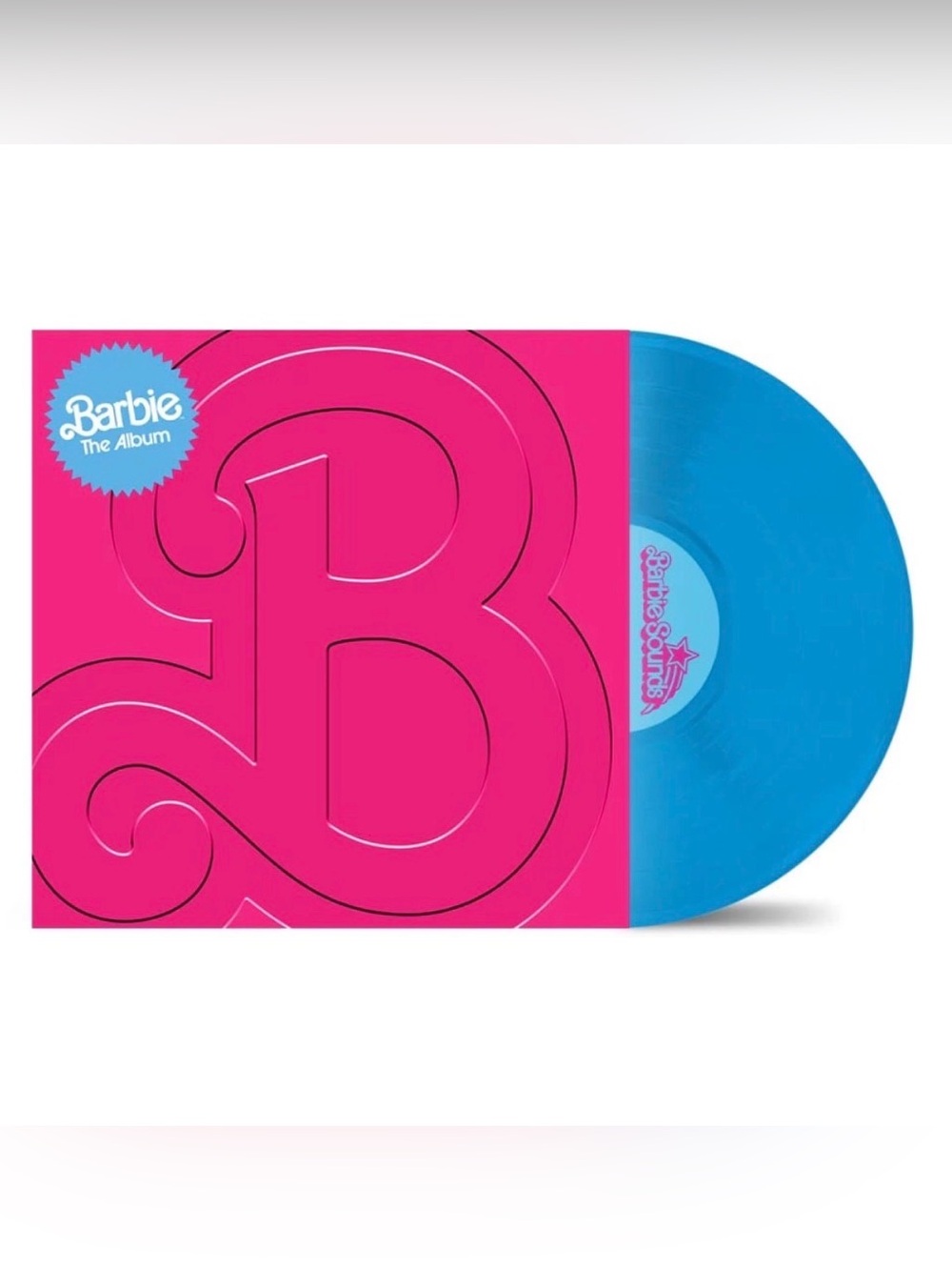 Barbie the Album Embossed Sky Blue Vinyl LP First Pressing Limited Edition‎ New